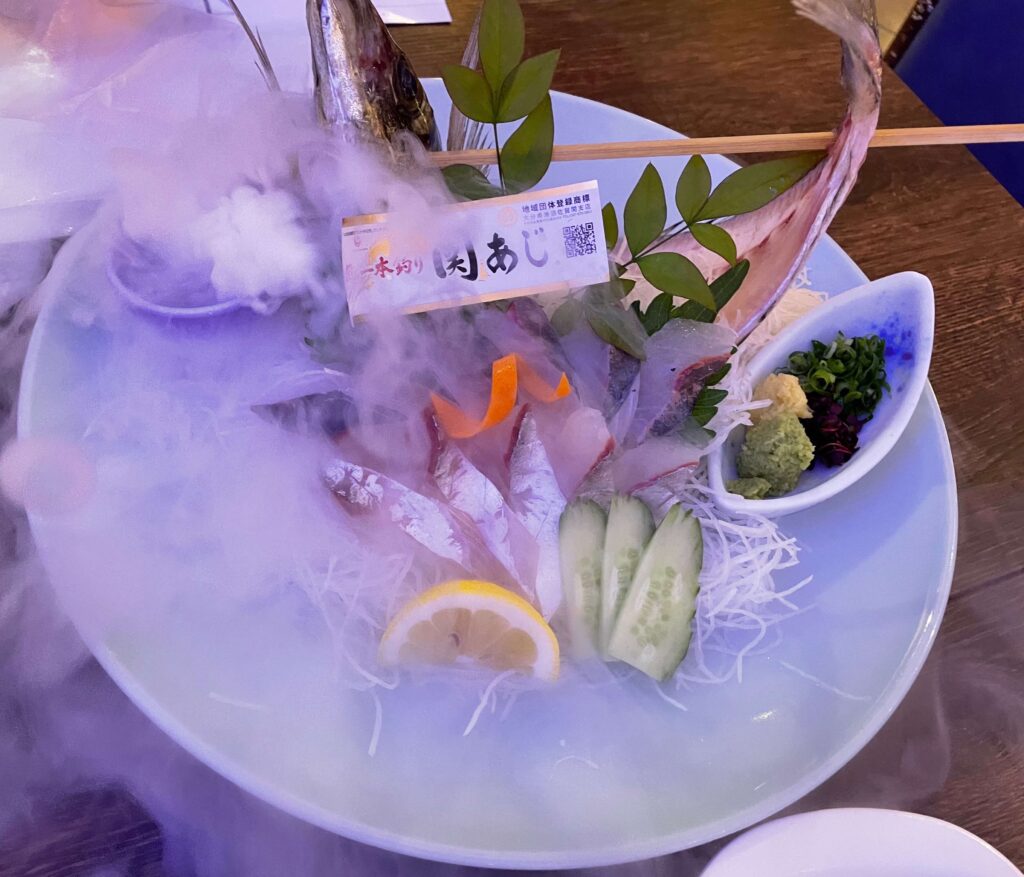 Luxury sashimi